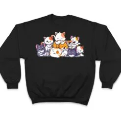 Cute Cats Anime Kawaii Japanese Otaku Neko Gift Women Girls T Shirt Cute Cats Anime Kawaii Japanese Otaku Neko Gift Women Girls T Shirt