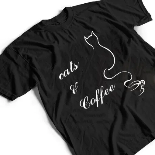 Cute Cats and Coffee T Shirt