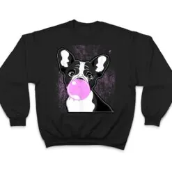 Cute French Bulldog Frenchie Lover Blowing Bubblegum T Shirt Cute French Bulldog Frenchie Lover Blowing Bubblegum T Shirt