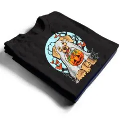 Cute Halloween Dog Ghost Costume Trick Treat Pumpkin T Shirt Cute Halloween Dog Ghost Costume Trick Treat Pumpkin T Shirt