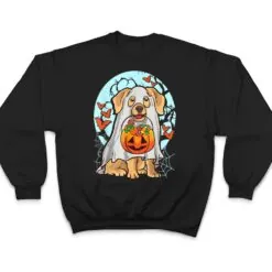 Cute Halloween Dog Ghost Costume Trick Treat Pumpkin T Shirt Cute Halloween Dog Ghost Costume Trick Treat Pumpkin T Shirt