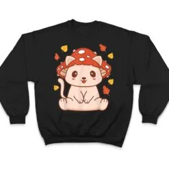Cute Kawaii Toadstool Cat - Aesthetic Mushroom Kitten T Shirt Cute Kawaii Toadstool Cat - Aesthetic Mushroom Kitten T Shirt