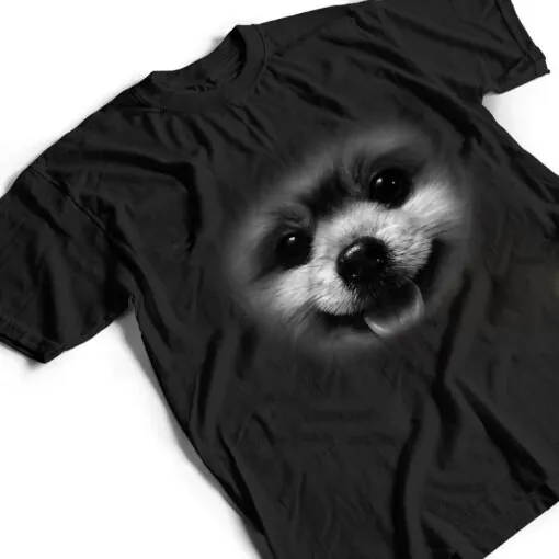 Cute Pomeranian Puppy Dog Face For Doggy Moms Animal Love T Shirt