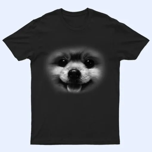 Cute Pomeranian Puppy Dog Face For Doggy Moms Animal Love T Shirt