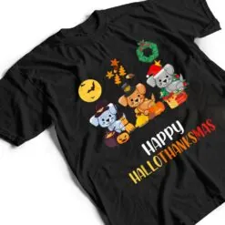 Cute Puppy Halloween Dog Christmas Happy Hallothanksmas Dog T Shirt Cute Puppy Halloween Dog Christmas Happy Hallothanksmas Dog T Shirt