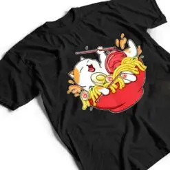 Cute Ramen and Cats Funny Anime Noodle Japanese Gift Girls T Shirt Cute Ramen and Cats Funny Anime Noodle Japanese Gift Girls T Shirt