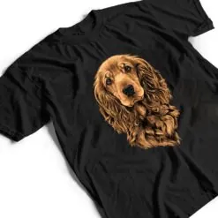 Cute Spaniel dog in a flower head wreath Cocker Spaniel T Shirt Cute Spaniel dog in a flower head wreath Cocker Spaniel T Shirt