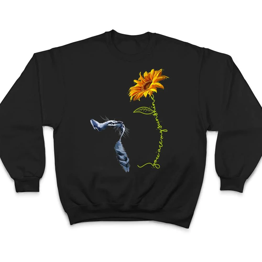 Cute-Sunshine-Cat-T-Shirt-you-are-my-Black-Cats-Lover-T-Shirt-4 Cute Sunshine Cat T-Shirt you are my Black Cats Lover T Shirt