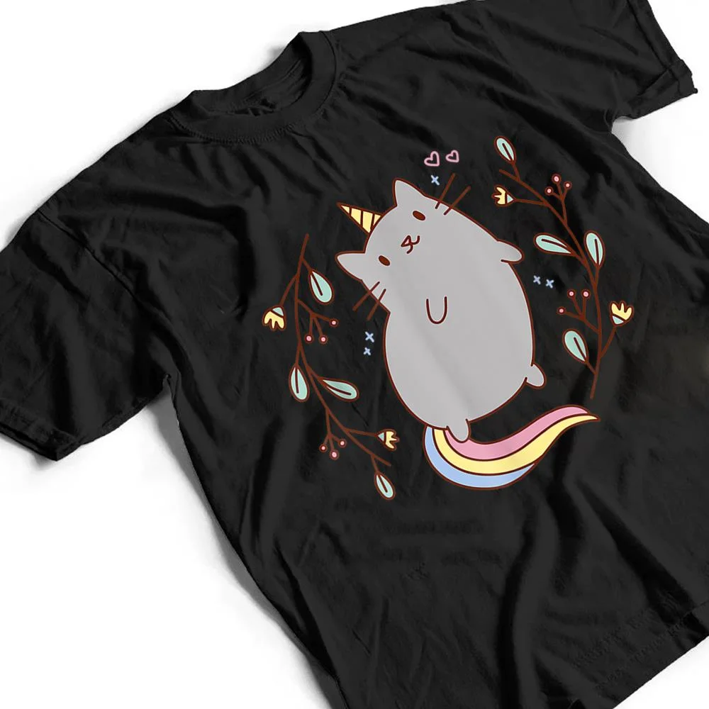 Cute-Unicorn-Cat-Kitten-Graphic-T-Shirt-2 Cute Unicorn Cat Kitten Graphic T Shirt