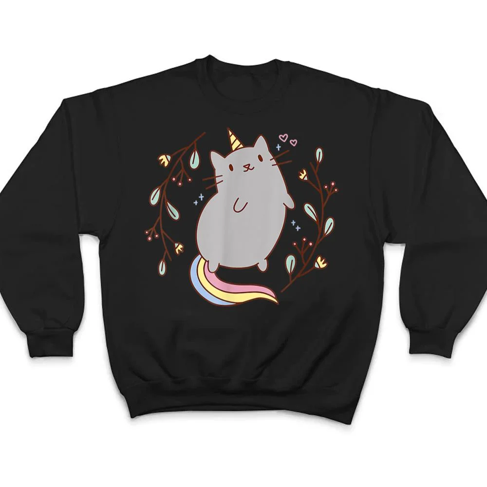 Cute-Unicorn-Cat-Kitten-Graphic-T-Shirt-4 Cute Unicorn Cat Kitten Graphic T Shirt