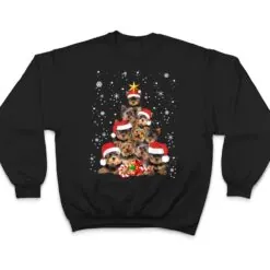 Cute Yorkie Dogs Tree Christmas Pet Animal Dog Love T Shirt Cute Yorkie Dogs Tree Christmas Pet Animal Dog Love T Shirt