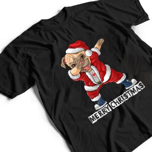 Dabbing Dog Bulldog Dab Dance Xmas Pajama Merry Christmas T Shirt