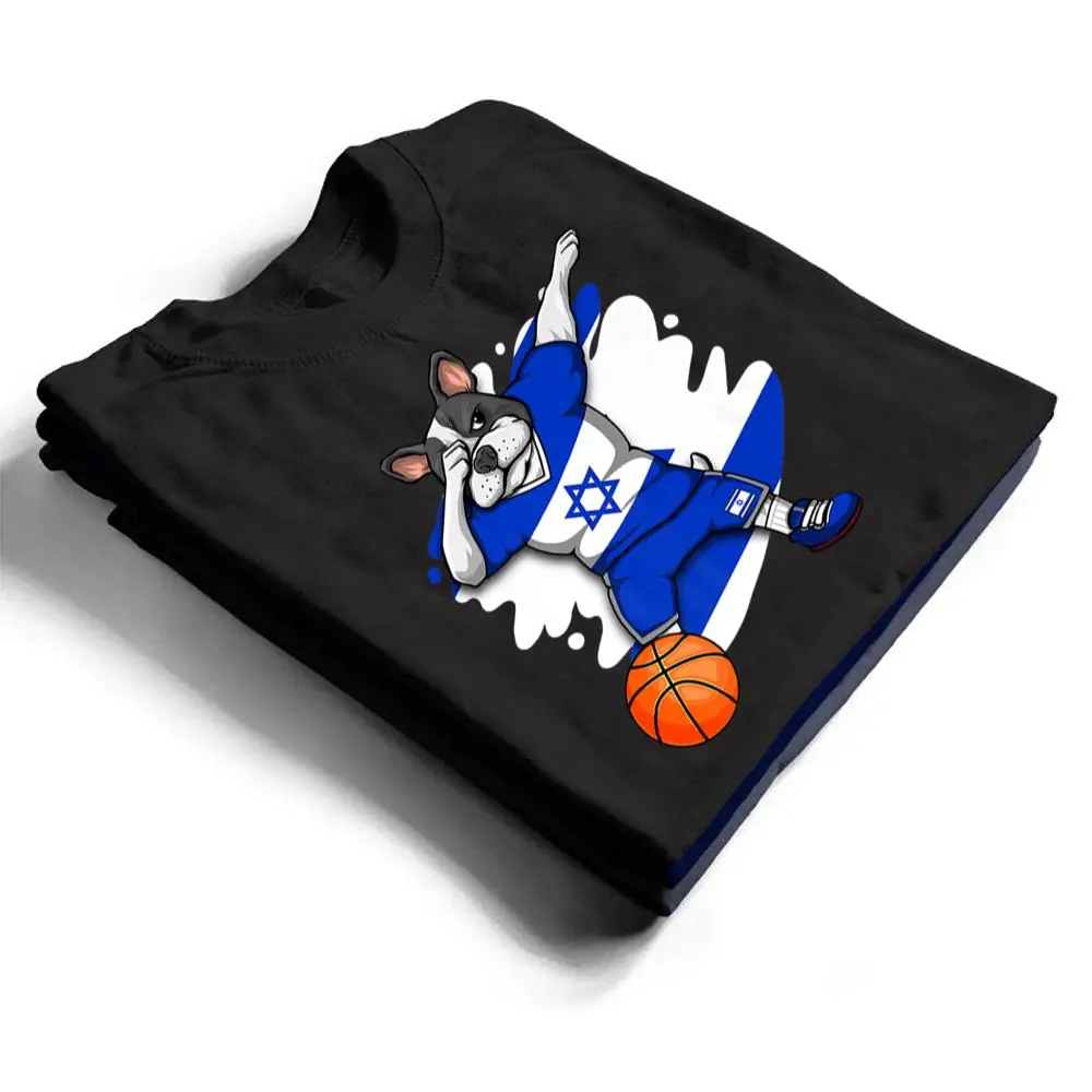 Dabbing-French-Bulldog-Israel-Basketball-Fan-Jersey-Sport-T-Shirt-1 Dabbing French Bulldog Israel Basketball Fan Jersey Sport T Shirt