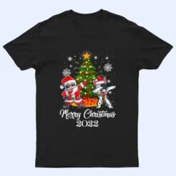 Dabbing French Bulldog Santa Christmas Gifts T Shirt