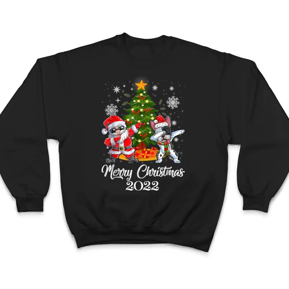 Dabbing-French-Bulldog-Santa-Christmas-Gifts-T-Shirt-4 Dabbing French Bulldog Santa Christmas Gifts T Shirt