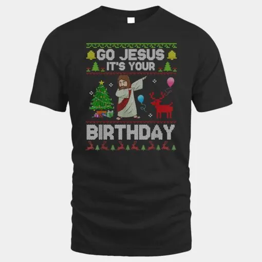 Dabbing Go Jesus It's Your Birthday Merry Christmas Day
