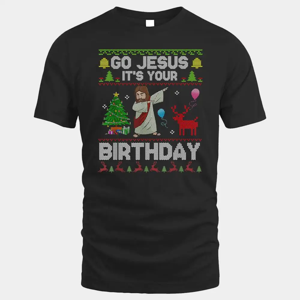 Dabbing Go Jesus It's Your Birthday Merry Christmas Day