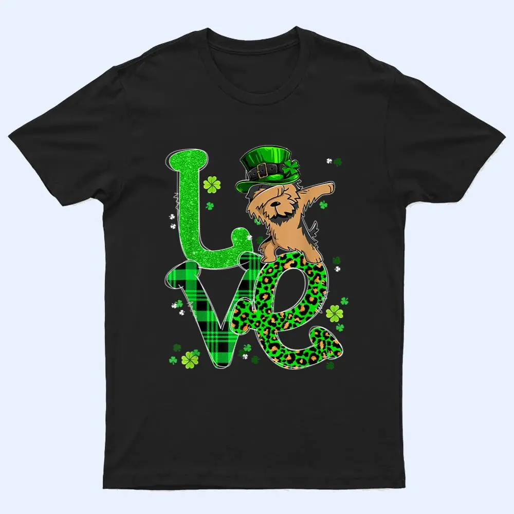 Dabbing Yorkie Dog LOVE Shamrock Funny St Patrick's Day T Shirt Dabbing Yorkie Dog LOVE Shamrock Funny St Patrick's Day T Shirt