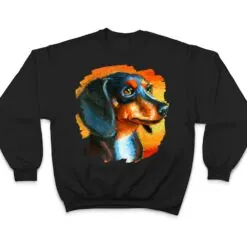 Dachshund Chiweenie Wiener Dog Art Color Painting Dogs T Shirt Dachshund Chiweenie Wiener Dog Art Color Painting Dogs T Shirt