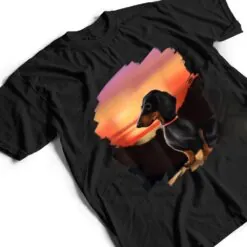 Dachshund Chiweenie Wiener Dog Art Sunset Vintage Retro Dogs T Shirt Dachshund Chiweenie Wiener Dog Art Sunset Vintage Retro Dogs T Shirt