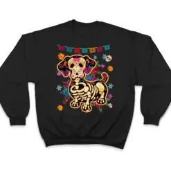 Dachshund Dia De Los Muertos Day Of Dead Dog Sugar Skull T Shirt