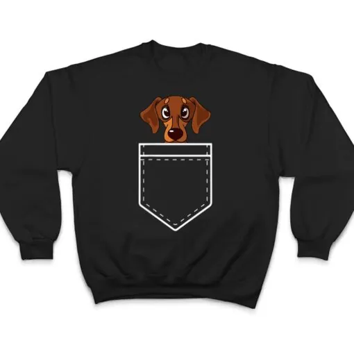 Dachshund Doxie Wiener Dog in My Pocket Dog T Shirt