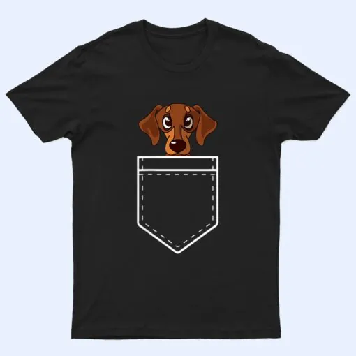 Dachshund Doxie Wiener Dog in My Pocket Dog T Shirt