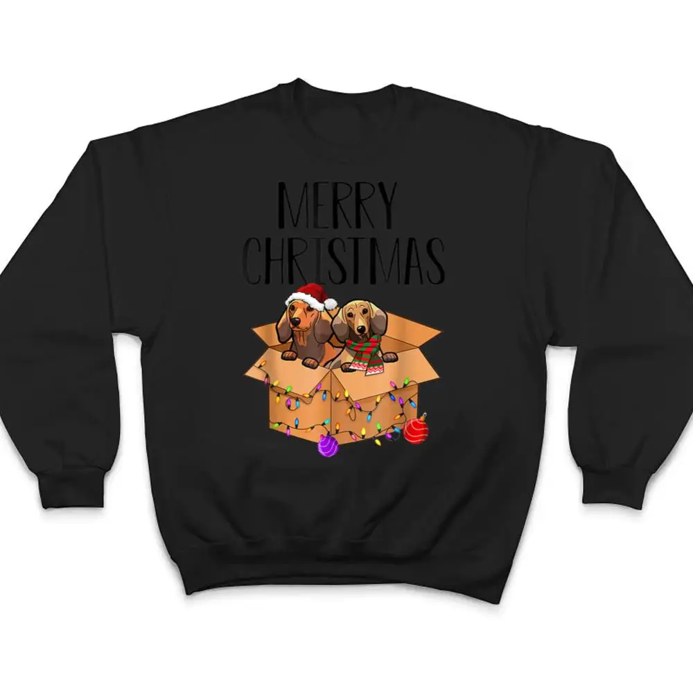 Dachshund-Merry-Christmas-Xmas-Dachshund-Christmas-Dog-T-Shirt-4 Dachshund Merry Christmas Xmas Dachshund Christmas Dog T Shirt