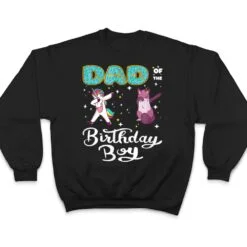 Dad Of He Birthday Boy Donut Dabbing Unicorn Kitten Cat T Shirt Dad Of He Birthday Boy Donut Dabbing Unicorn Kitten Cat T Shirt