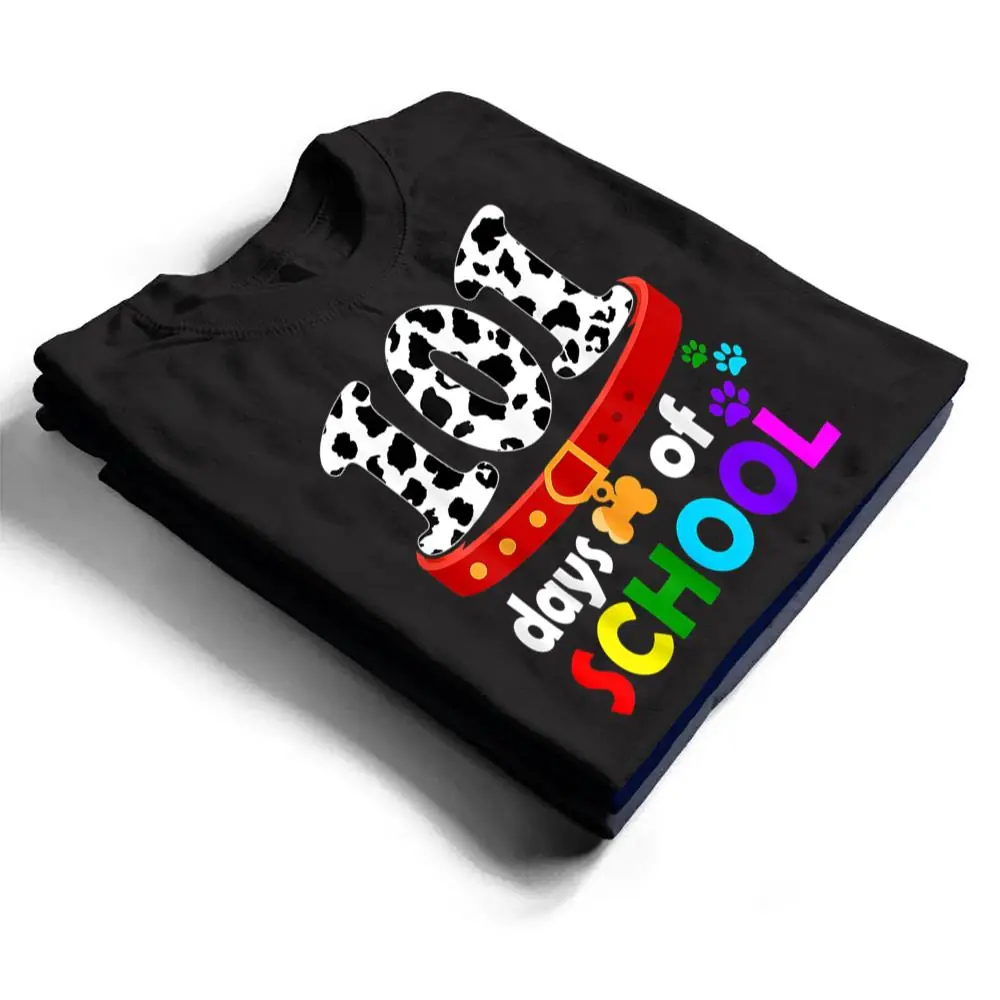 Dalmation-Dog-101-Days-Of-School-Teachers-T-Shirt-1 Dalmation Dog 101 Days Of School Teachers T Shirt