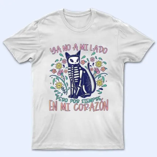 Dia De Los Muertos Cat Skeleton Animals Lover Costume T Shirt