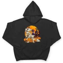 Dinosaur Skeleton Pumpkin With Moon Halloween Cat Witchy T Shirt Dinosaur Skeleton Pumpkin With Moon Halloween Cat Witchy T Shirt