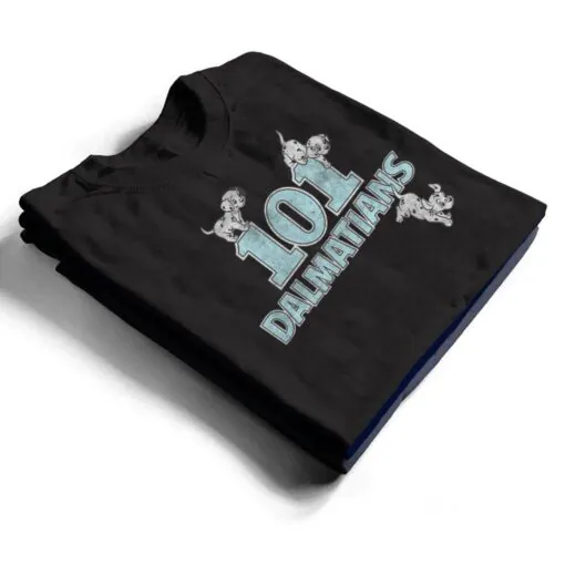 Disney 101 Dalmatians Puppies Climbing Logo T Shirt