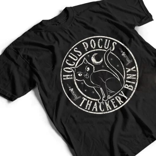 Disney Hocus Pocus Thackery Binx Big Cat Celestial Circle V2 T Shirt