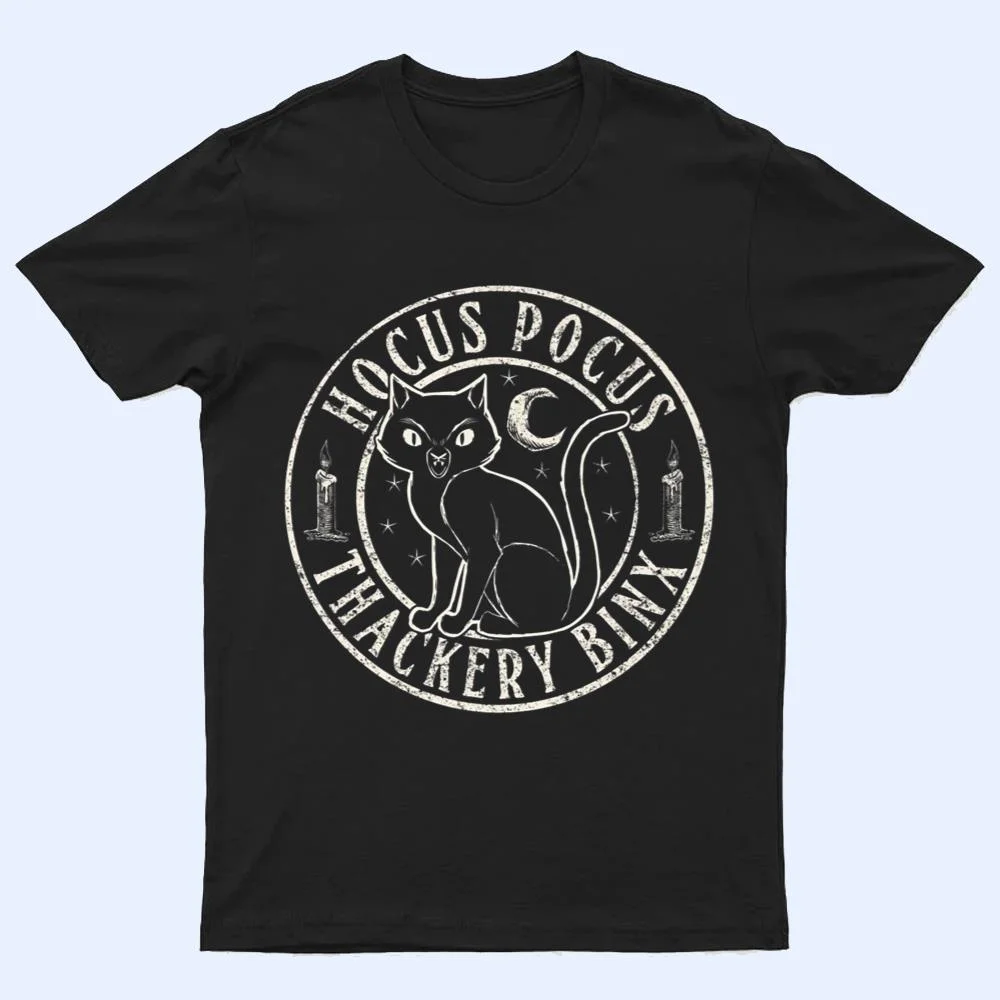 Disney Hocus Pocus Thackery Binx Big Cat Celestial Circle V2 T Shirt Disney Hocus Pocus Thackery Binx Big Cat Celestial Circle V2 T Shirt