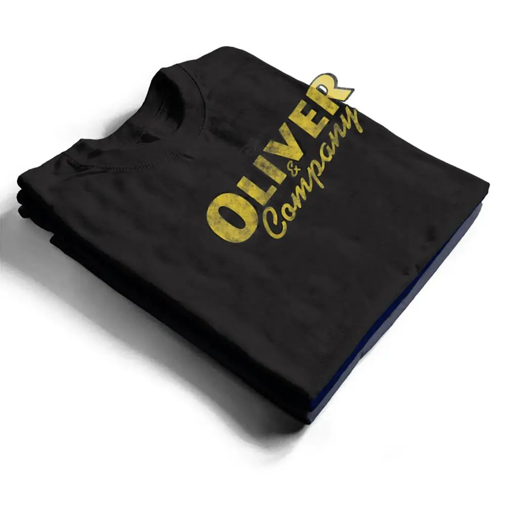 Disney-Oliver-Company-Yellow-Title-Logo-T-Shirt-1 Disney Oliver & Company Yellow Title Logo T Shirt