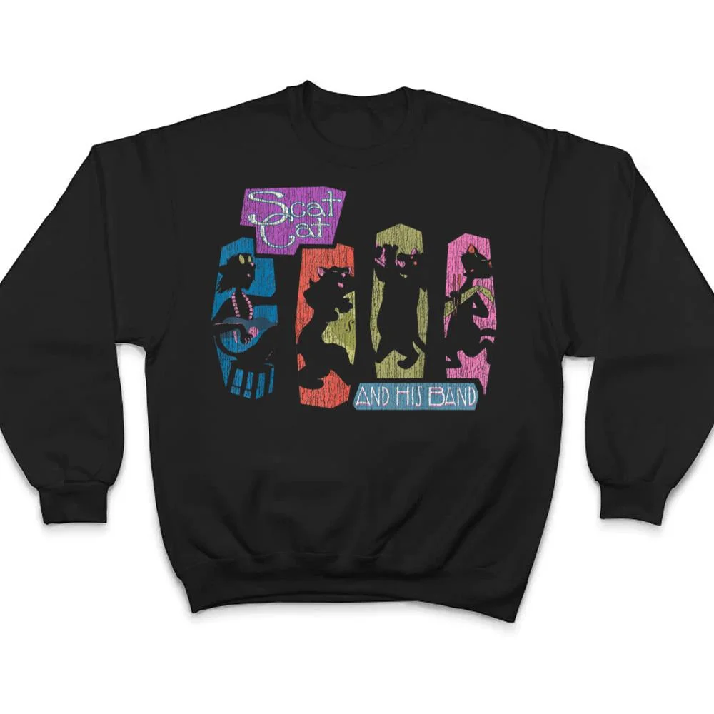 Disney-The-Aristocats-Scat-Cat-Band-T-Shirt-4 Disney The Aristocats Scat Cat Band T Shirt