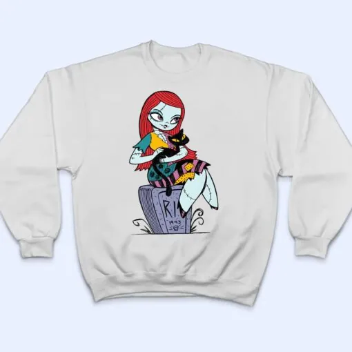 Disney The Nightmare Before Christmas Sally and Cat T Shirt