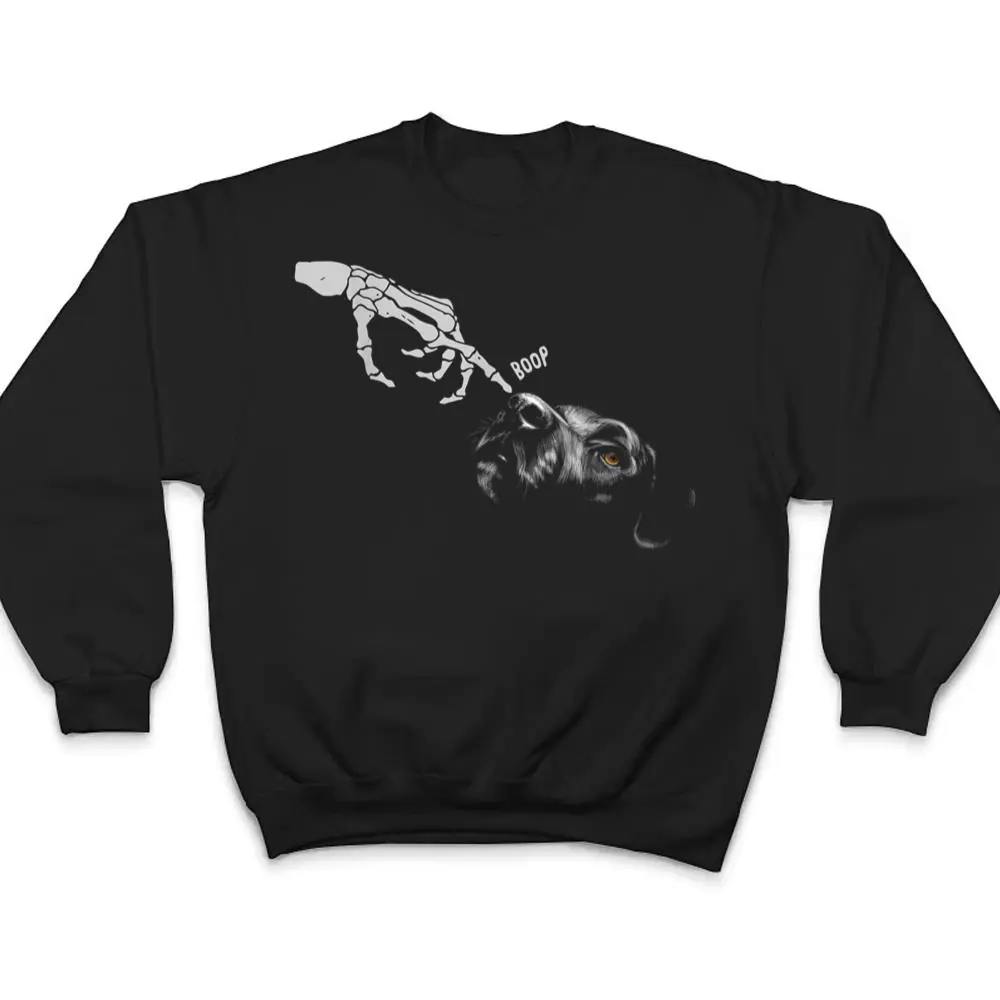 Dog-Black-Lover-Skeleton-Hand-Boop-Funny-Halloween-T-Shirt-4 Dog Black Lover Skeleton Hand Boop Funny Halloween T Shirt