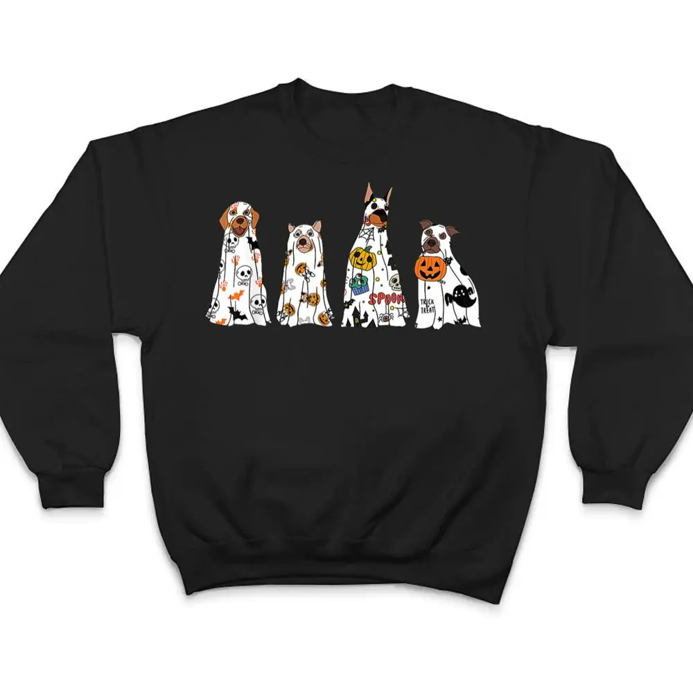 Dog-Ghost-Spooky-Season-Ghost-Halloween-Groovy-Retro-T-T-Shirt-4 Dog Ghost Spooky Season Ghost Halloween Groovy Retro T T Shirt