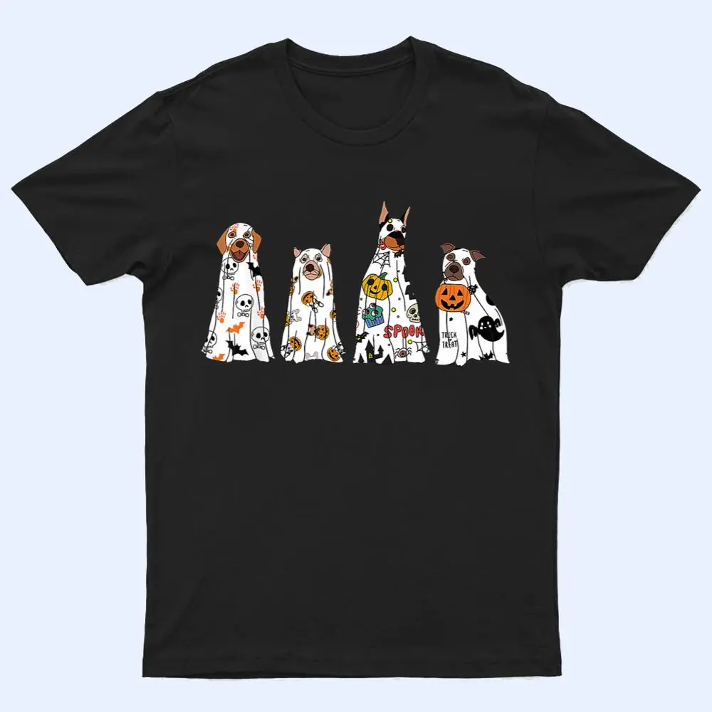 Dog Ghost Spooky Season Ghost Halloween Groovy Retro T T Shirt Dog Ghost Spooky Season Ghost Halloween Groovy Retro T T Shirt