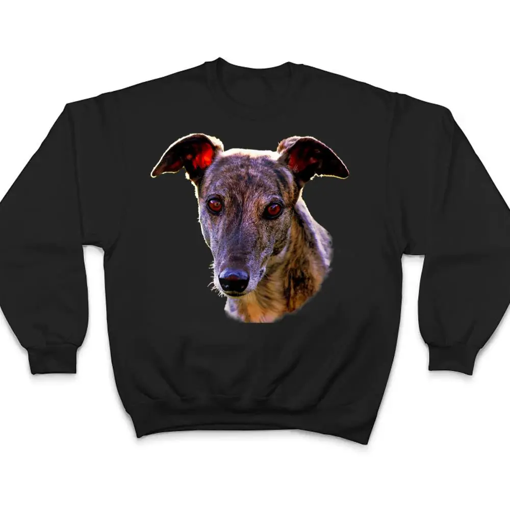 Dog-Greyhound-pretty-Brindle-Rescue-Greyhound-face-T-Shirt-4 Dog Greyhound pretty Brindle Rescue Greyhound face T Shirt