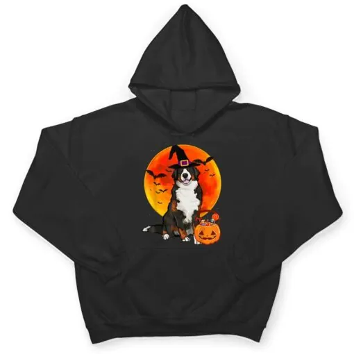 Dog Halloween Bernese Mountain Dog Jack O Lantern Pumpkin T Shirt