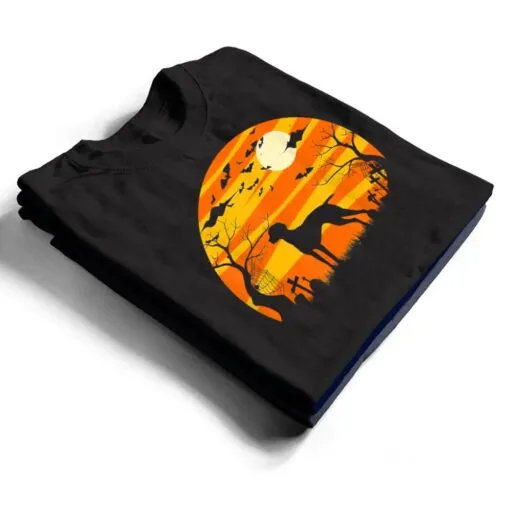 Dog Halloween Vizsla Dog Jack O Lantern Pumpkin T Shirt