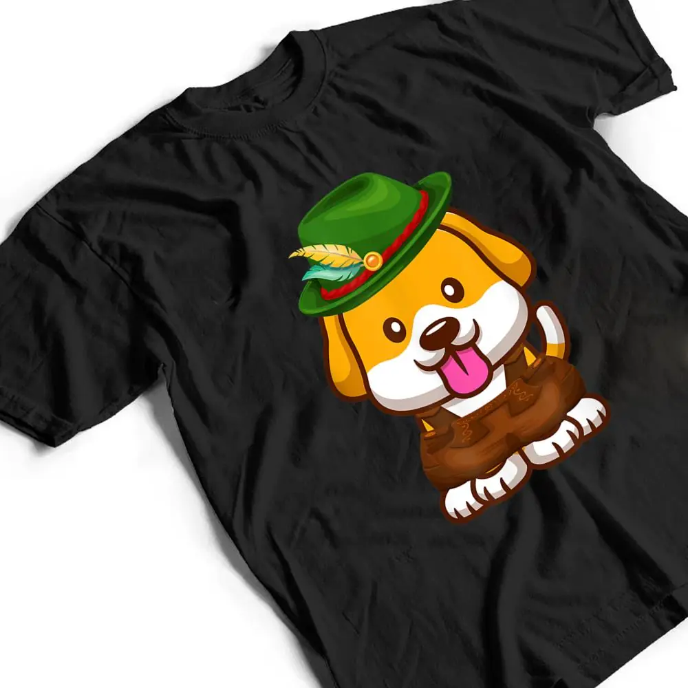 Dog Lederhosen Oktoberfest Costume Puppy Bavarian German T Shirt