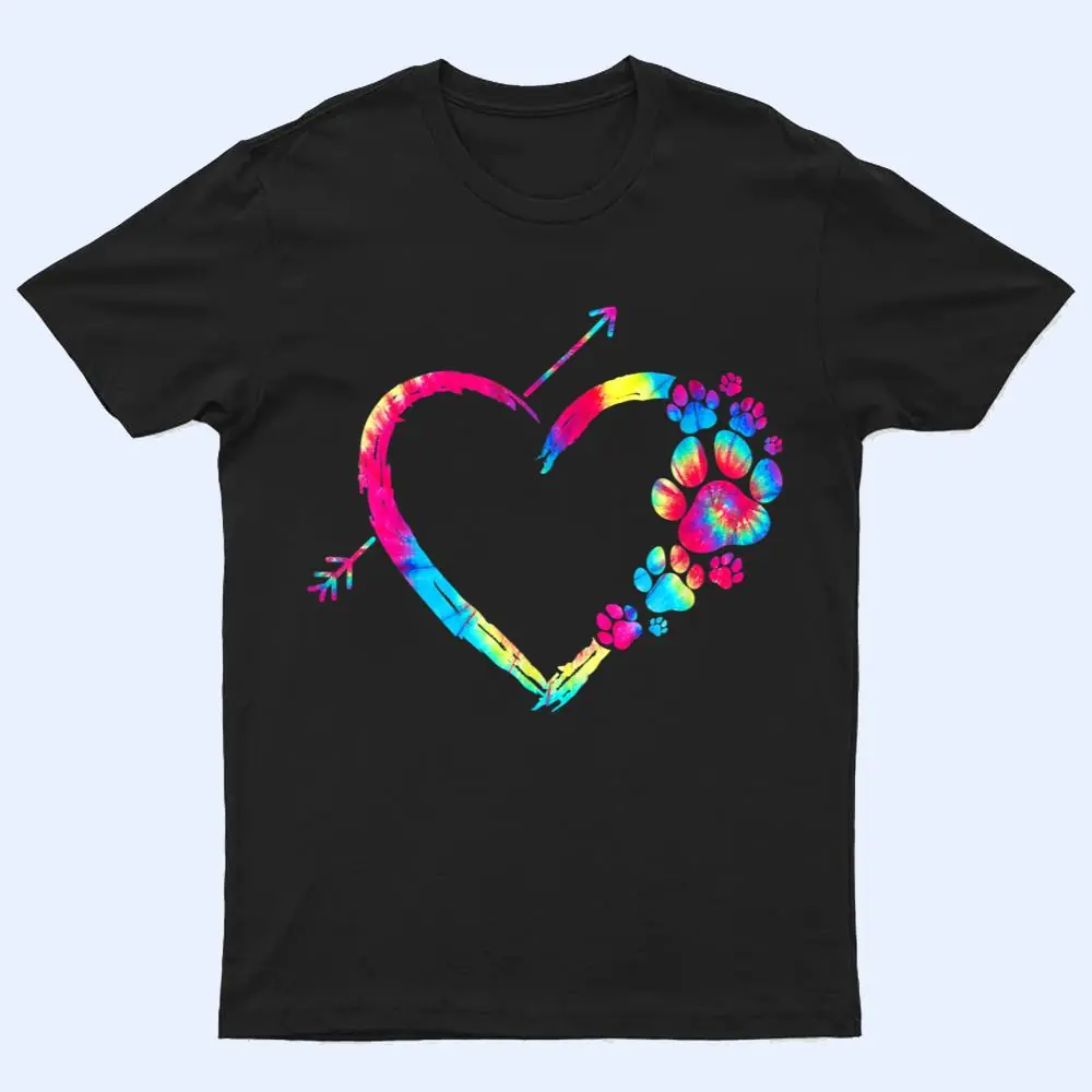 Dog Mom Love Dogs Paw Print Heart Tie Dye Mother's Day T Shirt Dog Mom Love Dogs Paw Print Heart Tie Dye Mother's Day T Shirt