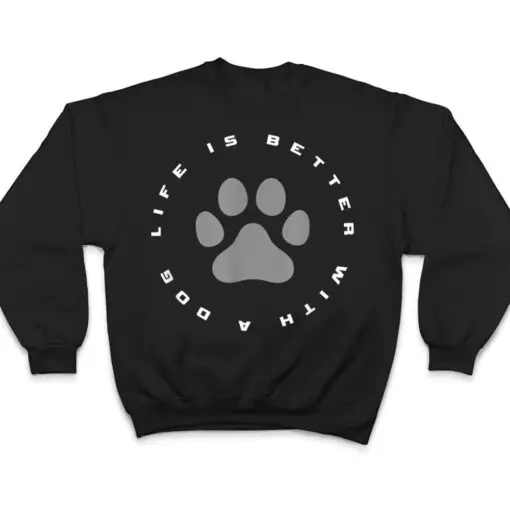 Dog Paw Print T Shirt