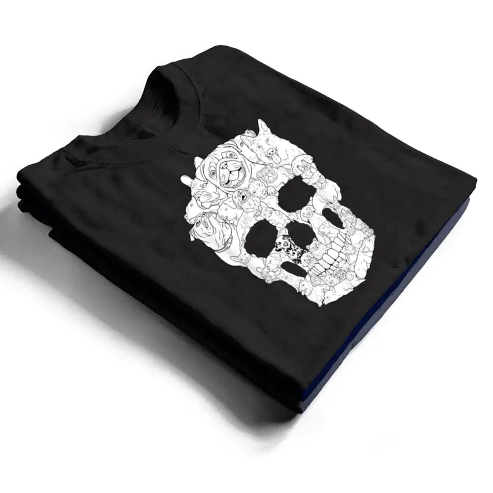 Dog-Skull-Dogs-Paw-Lover-Halloween-Costume-T-Shirt-1 Dog Skull Dogs Paw Lover Halloween Costume T Shirt