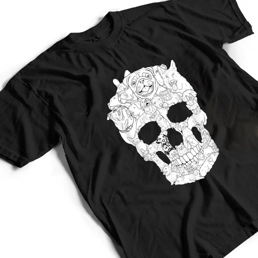 Dog-Skull-Dogs-Paw-Lover-Halloween-Costume-T-Shirt-2 Dog Skull Dogs Paw Lover Halloween Costume T Shirt