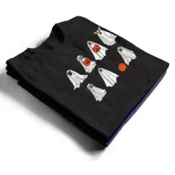 Dog Treat Or Treating Pajamas Jackolantern Ghost Halloween Ver 2 T Shirt Dog Treat Or Treating Pajamas Jackolantern Ghost Halloween Ver 2 T Shirt
